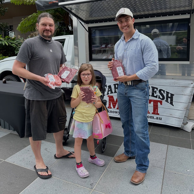 Thanks for a great week! 🥩🤠Bring on the weekend !! Saturday: @westendmarkets Sunday: Eagle Farm @janpowersf