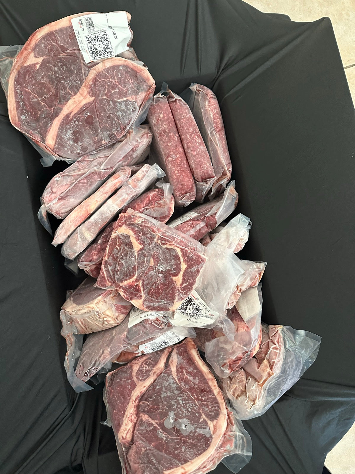 The Full Beast, Burnham Grazing, real vacuum packed Burnham beef
