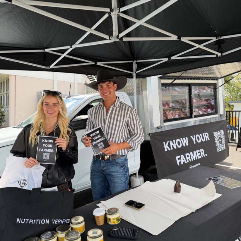 The weekend wrapped @palmbeachfarmersmarket 🤠 Stocking direct from @burnhamgrazing Certified Organic Farm & B