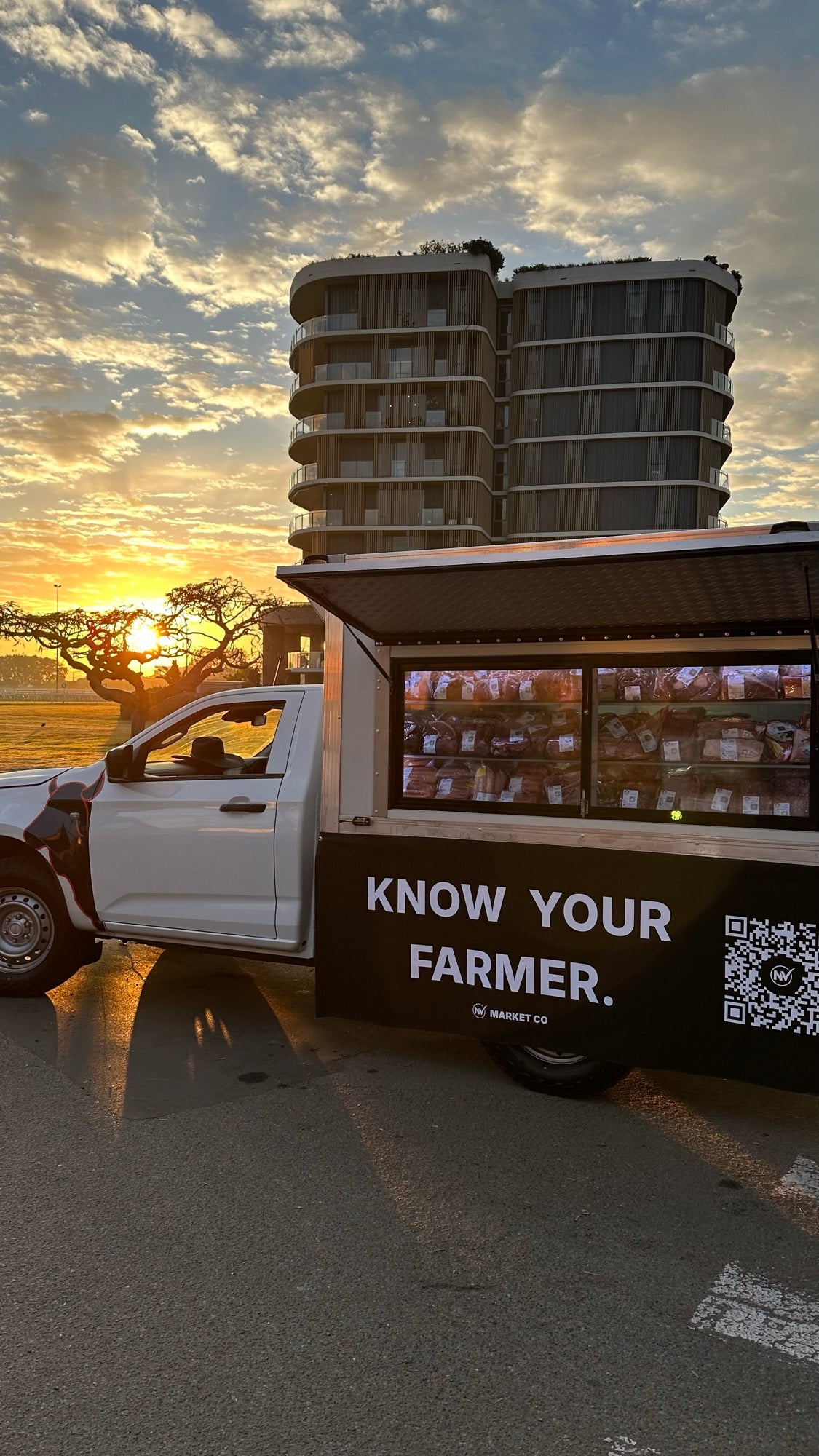 The Know Your Farmer truck at the market